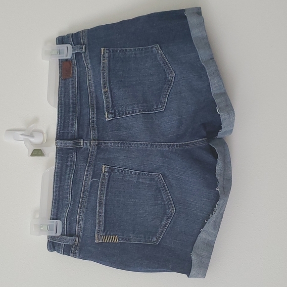 PAIGE Jimmy Jimmy Denim Shorts Roll Up Cuff Size 29 - Picture 8 of 10